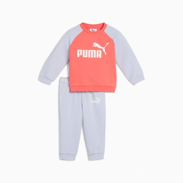 PUMA Minicats Essentials: Roztomilá sada raglánové mikiny a kalhot pro malé dobrodruhy!