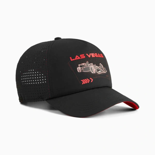 F1 Las Vegas Trucker Hat od PUMY: Okamžitě pocítíte rychlost a styl Sin City, limitovaná edice, buďte hvězdou!